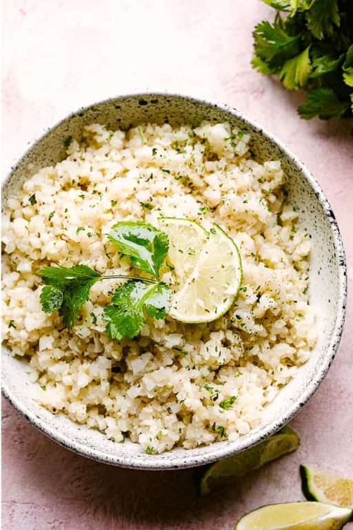 Steamed Cauliflower with Coconut Milk and Lime