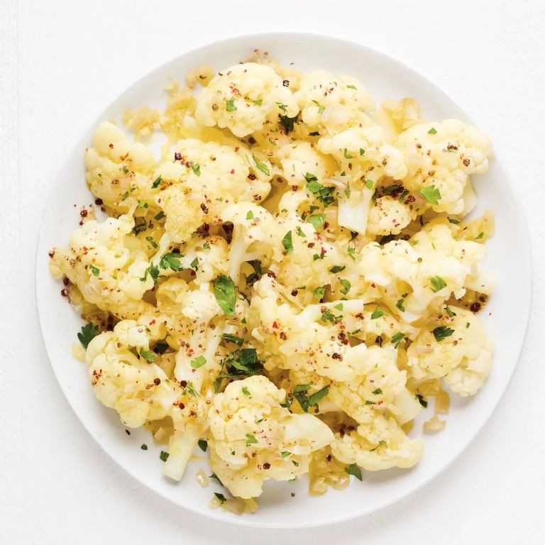 Steamed Cauliflower with Cumin and Coriander