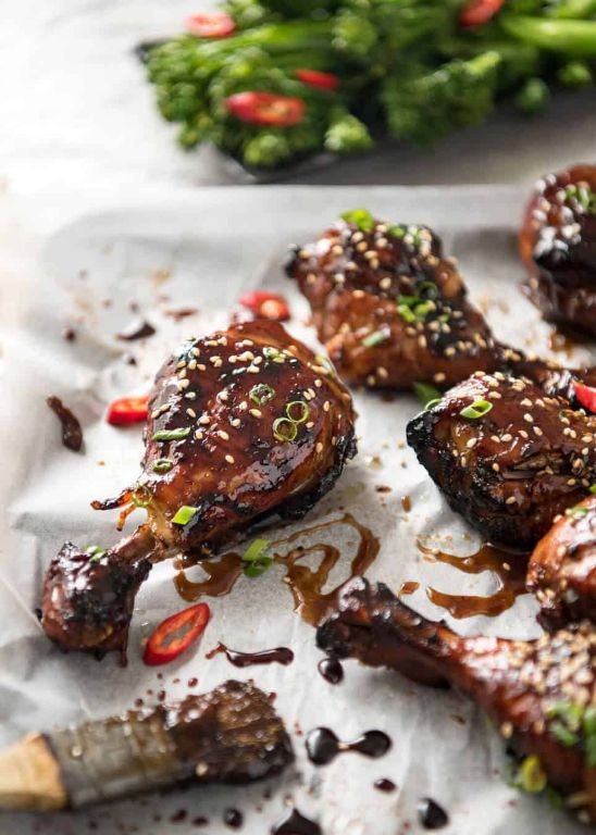 Sticky Asian Chicken Legs
