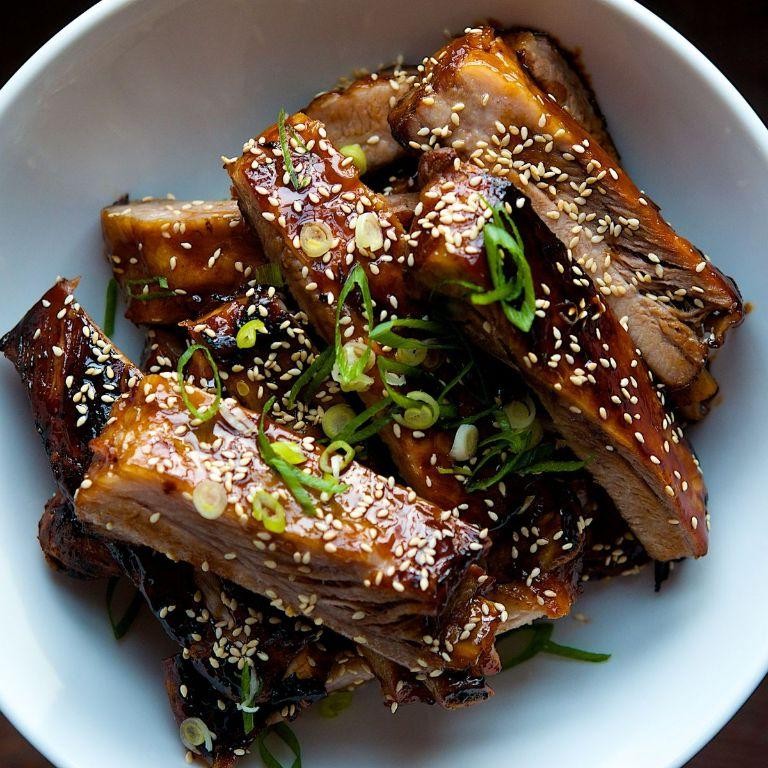 Sticky Hoisin-Glazed Rib Tips