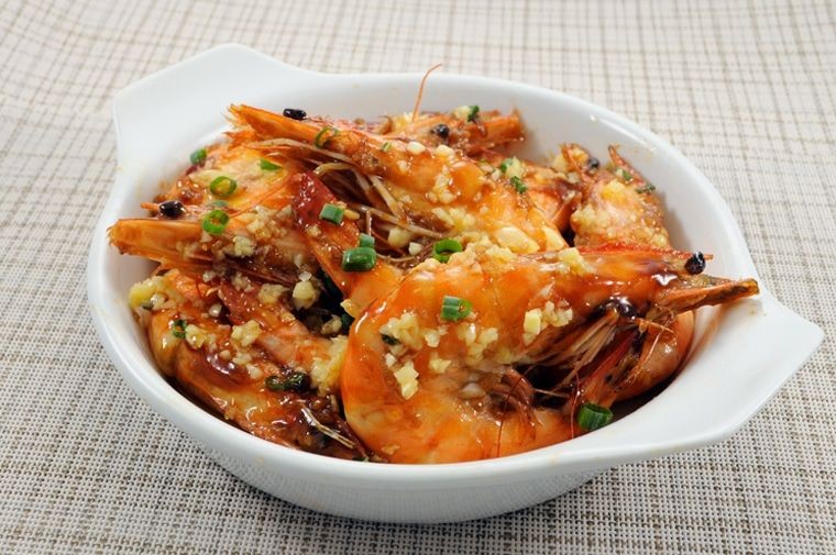 Stir-Fried Garlic Shrimp with Oyster Sauce