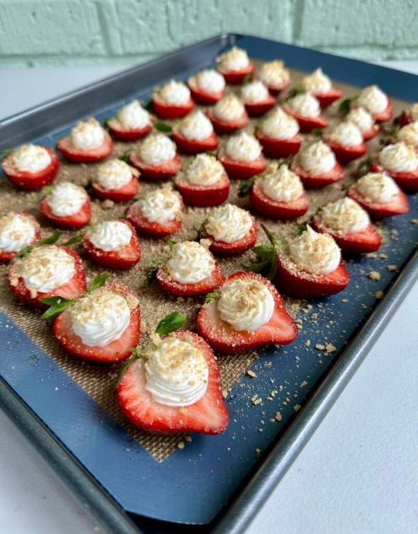 Strawberry Cream Cheese Eggs