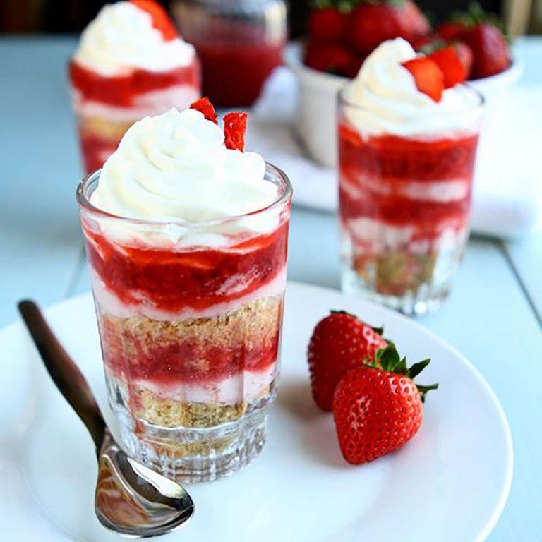 Strawberry Cream Parfait