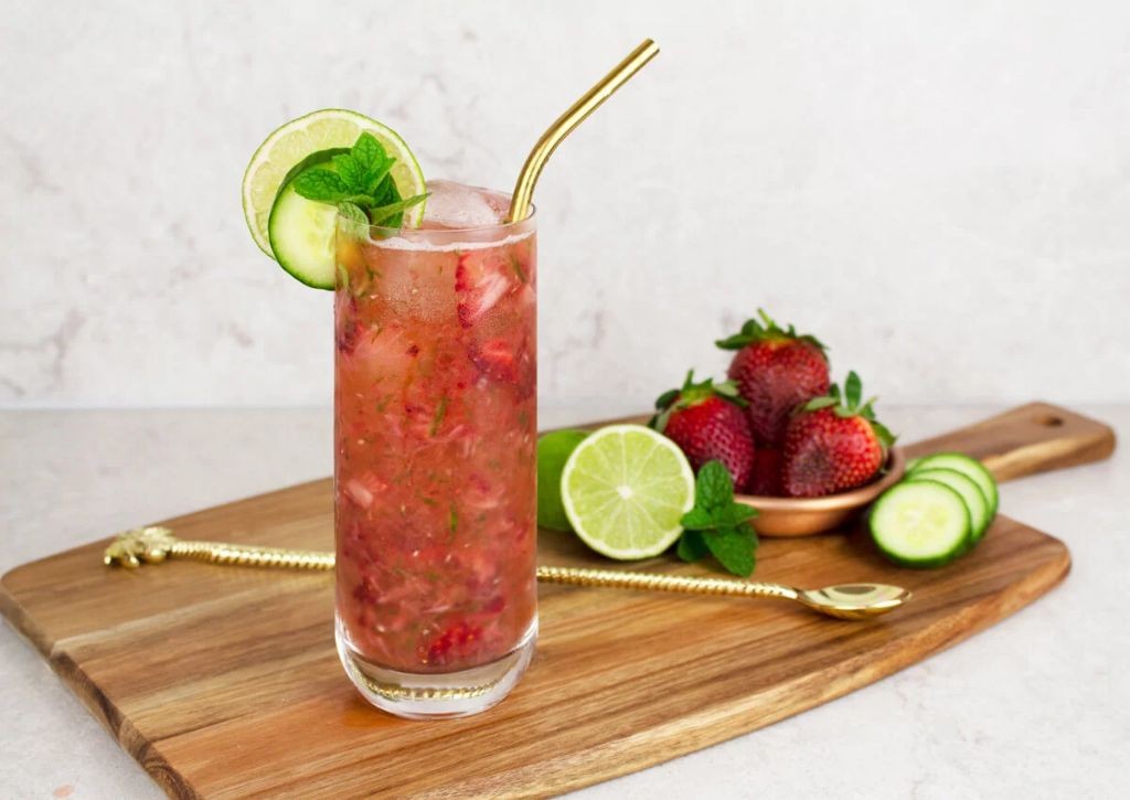 Strawberry Cucumber Cooler