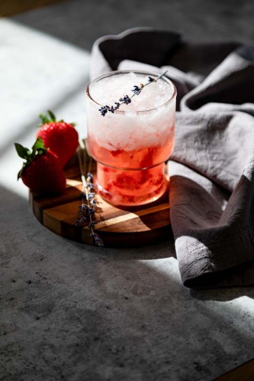 Strawberry Lavender Martini