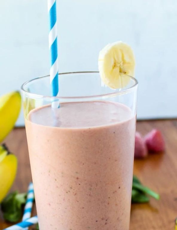 Strawberry Mango Protein Shake
