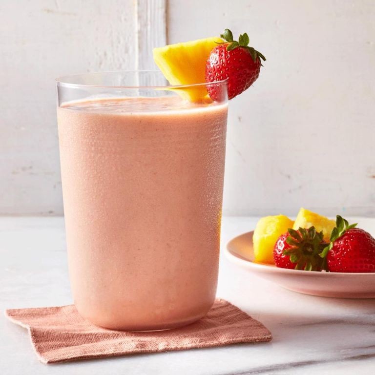 Strawberry Pineapple Protein Shake