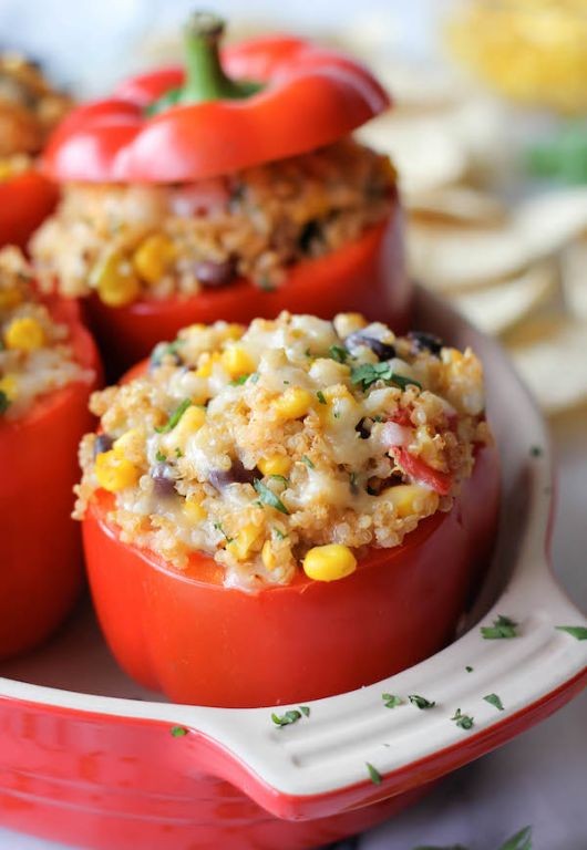 Stuffed Bell Peppers with Metaboost Quinoa