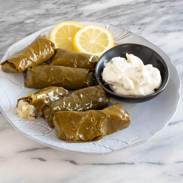 Stuffed Grape Leaves with Rice and Herbs
