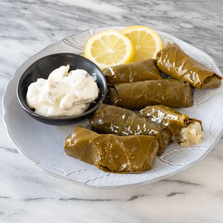 Stuffed Grape Leaves with Rice and Herbs