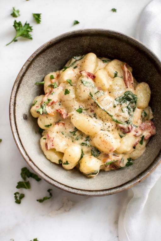 Sun-Dried Tomato and Basil Gnocchi