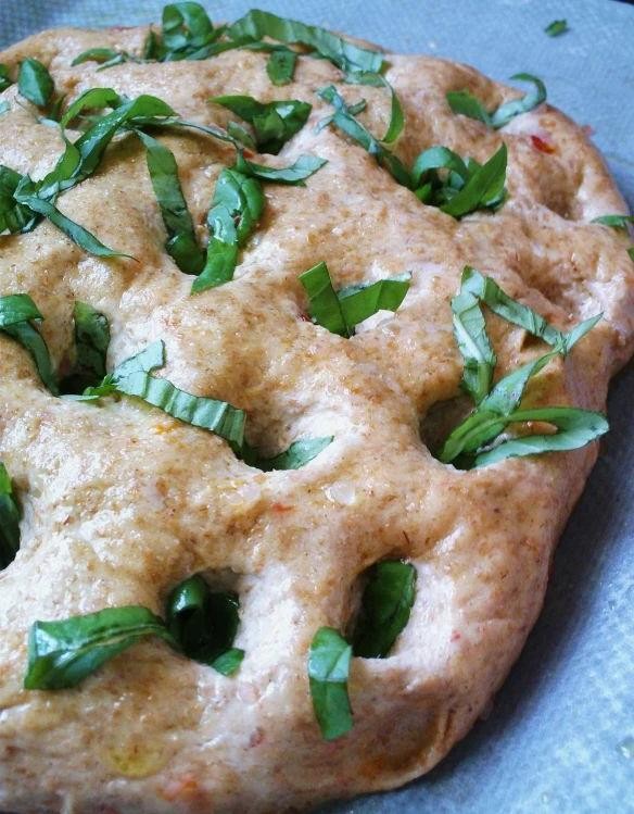 Sun-Dried Tomato and Basil Injera