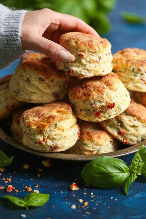 Sun-Dried Tomato and Cheddar Biscuits