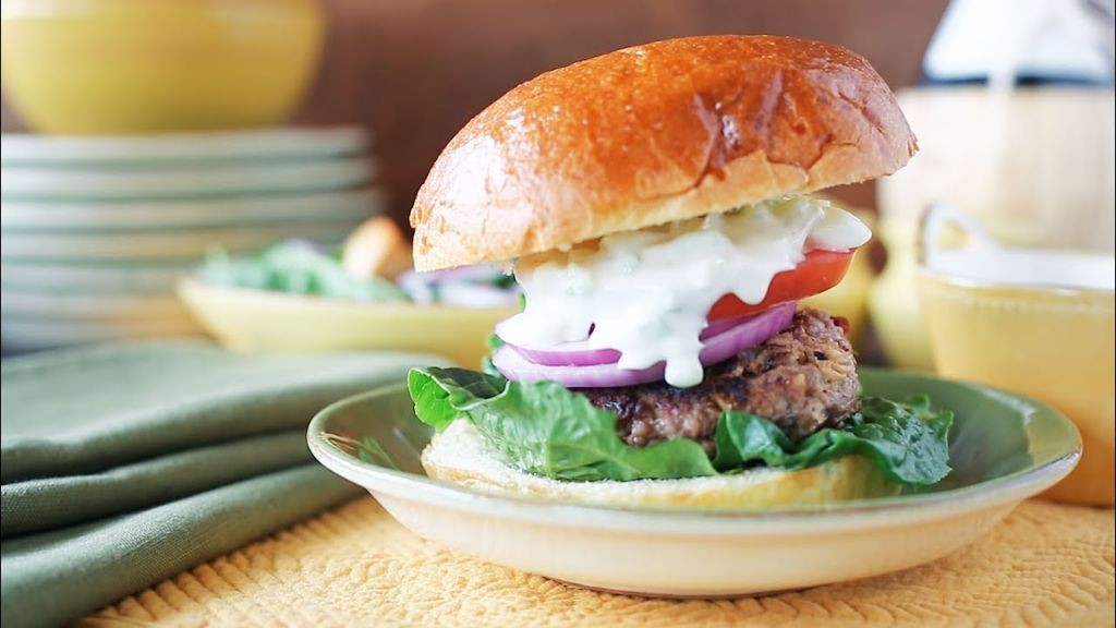 Sun-Dried Tomato and Feta Lamb Burgers