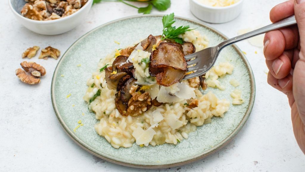 Sunchoke Risotto with Parmesan