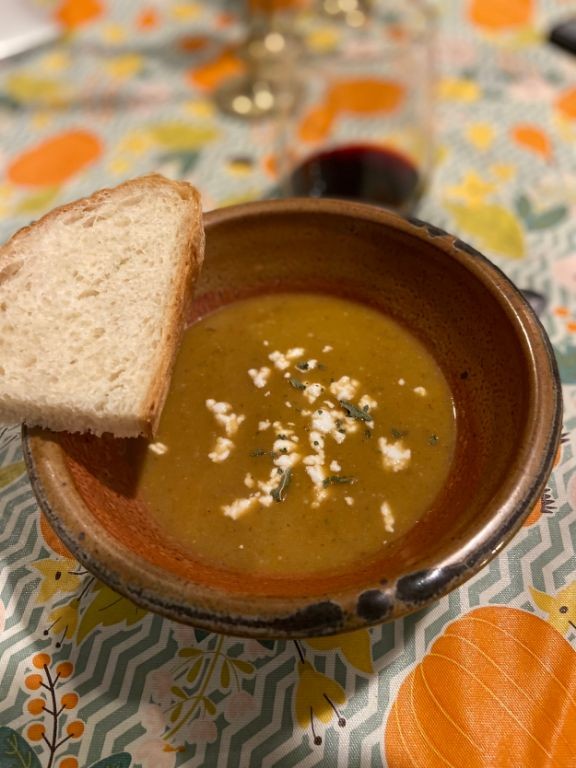 Sunchoke and Carrot Soup