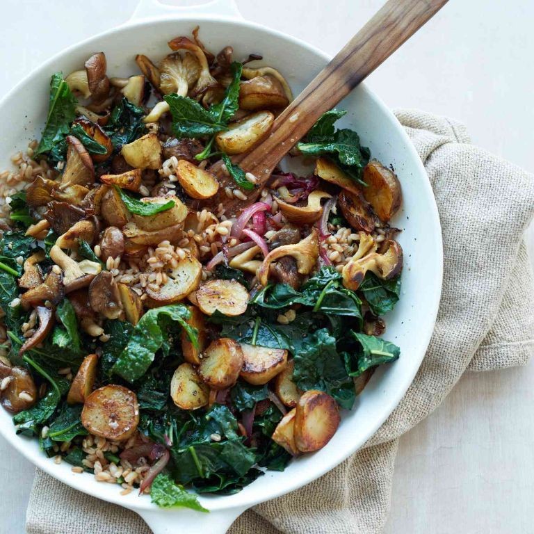 Sunchoke and Kale Stir-Fry