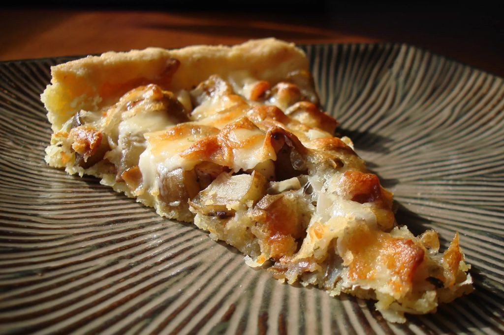 Sunchoke and Mushroom Tart