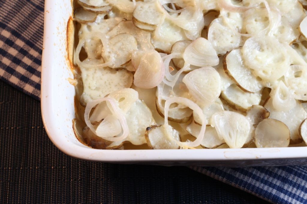 Sunchoke and Potato Gratin