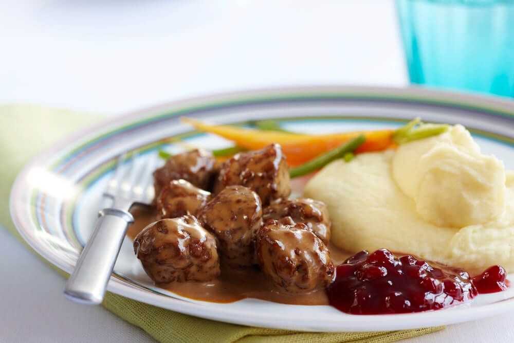 Swedish Meatballs with Lingonberry Sauce
