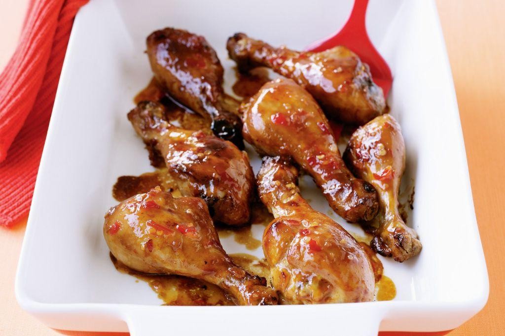 Sweet Chili Baked Chicken Legs