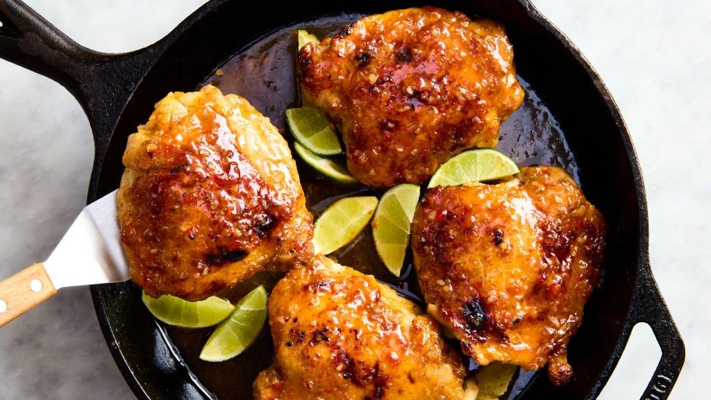 Sweet Chili Glazed Chicken Legs