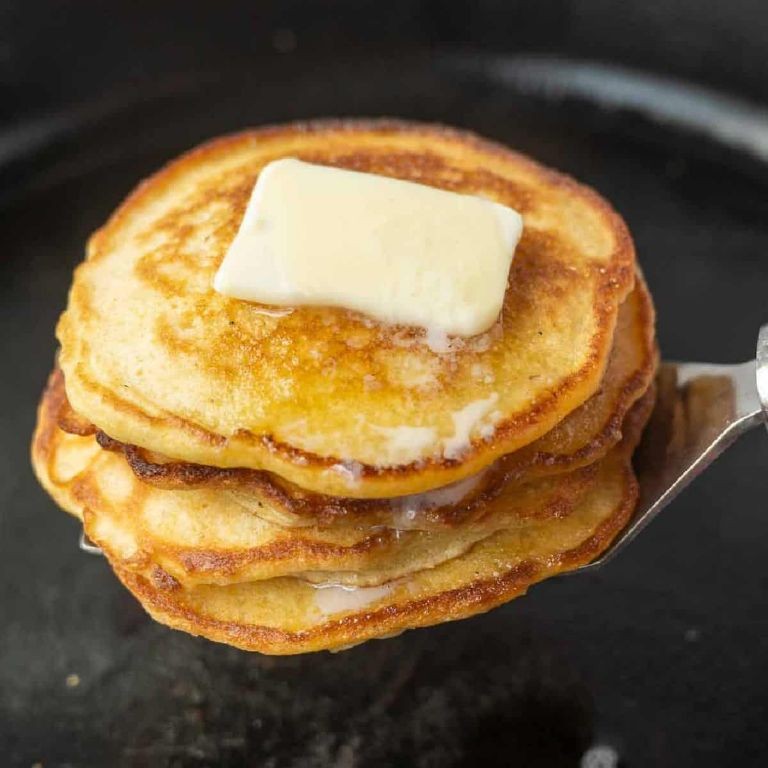 Sweet Corn Hoe Cakes with Honey Butter