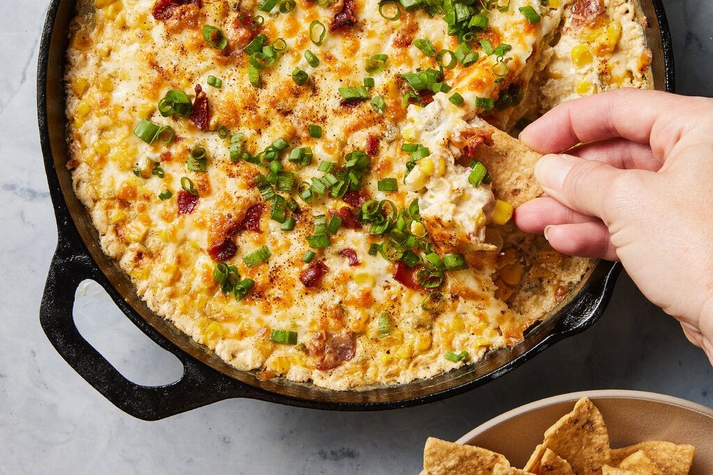 Sweet Corn and Jalapeño Boat Dip