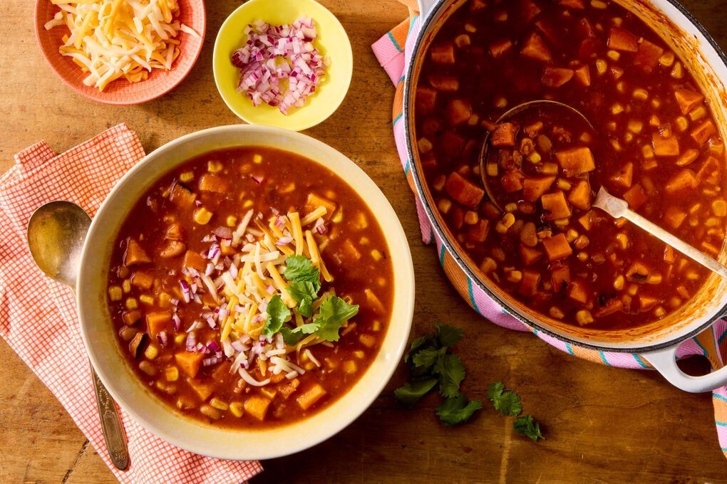 Sweet Corn and Pinto Bean Chili