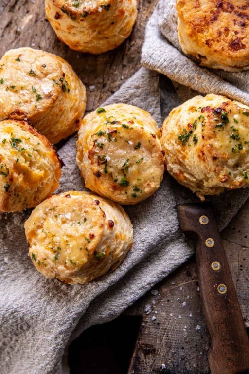 Sweet Honey Butter Cheddar Biscuits