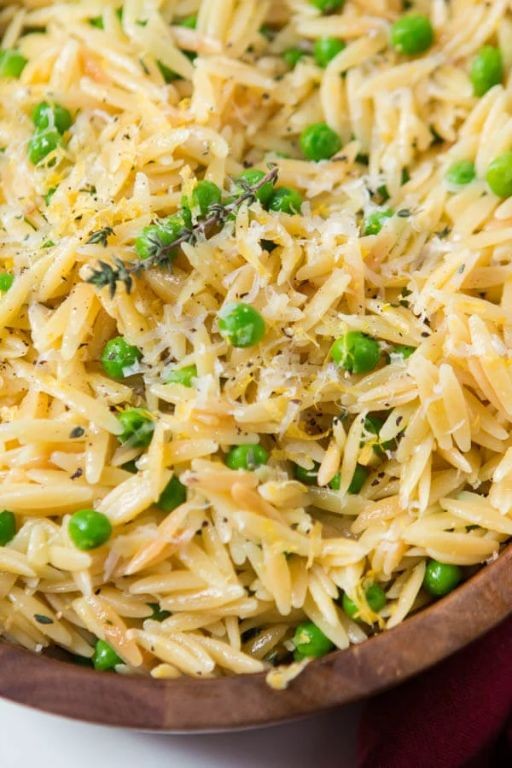 Sweet Pea and Lemon Orzo
