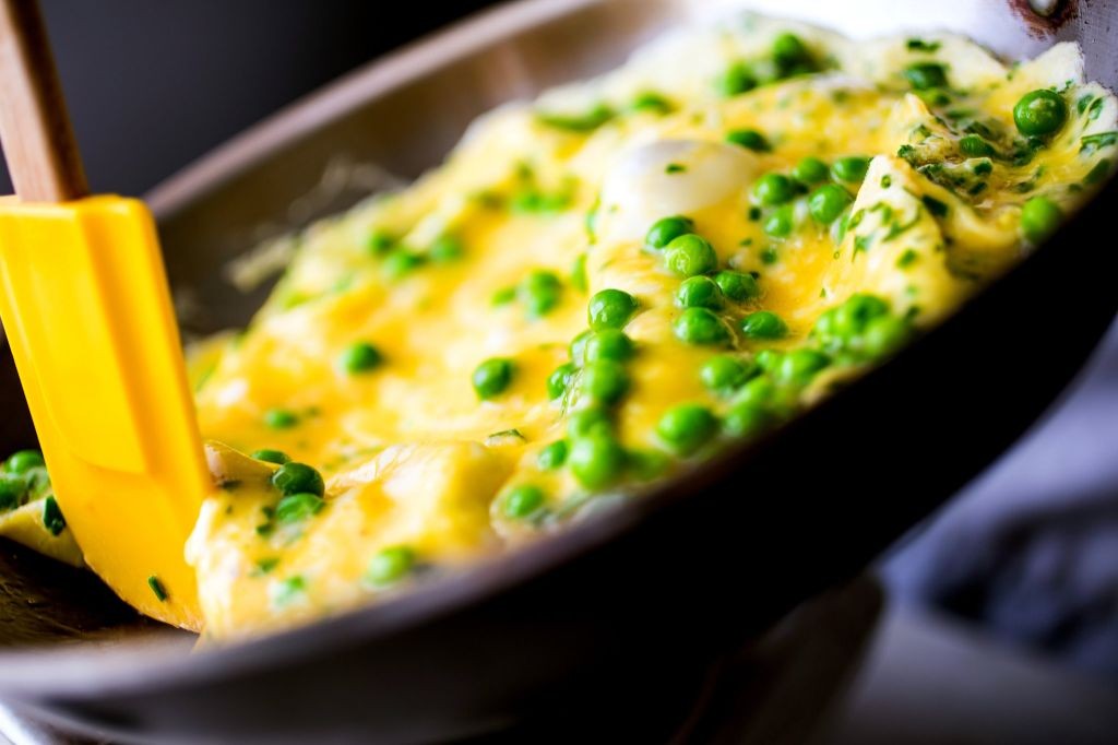 Sweet Pea and Parmesan Frittata