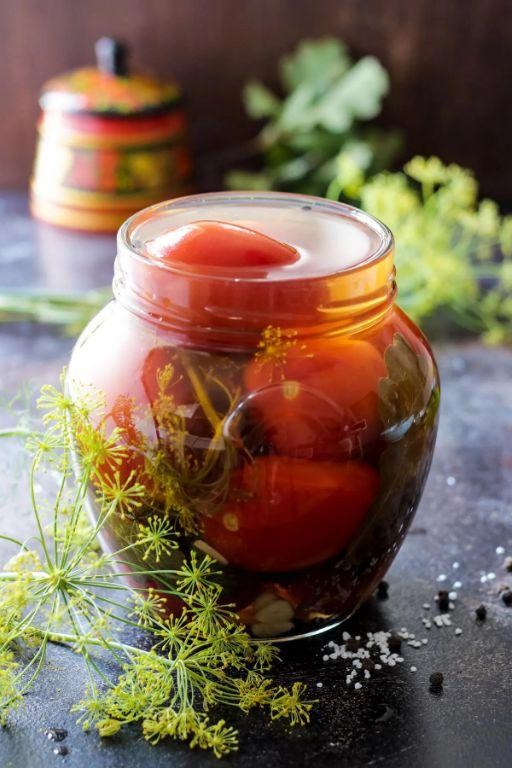 Sweet Pickled Grape Tomatoes with Cinnamon