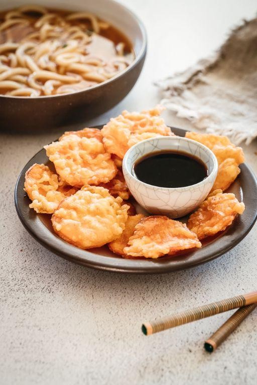 Sweet Potato Tempura with Dipping Sauce