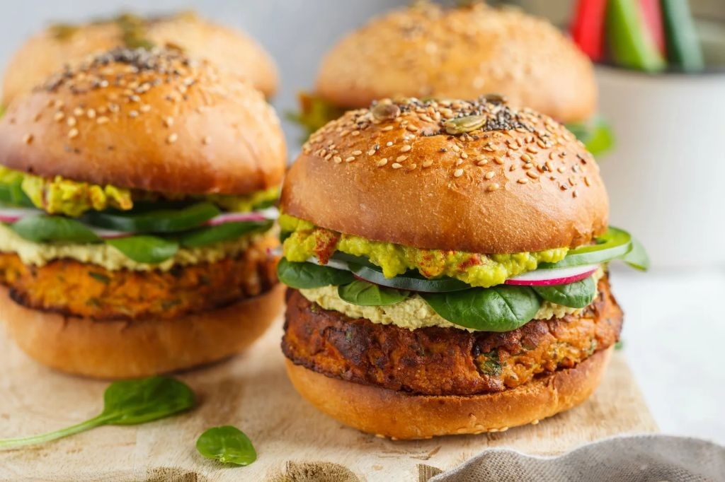 Sweet Potato Veggie Burger