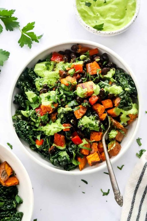 Sweet Potato and Black Bean Buddha Bowl