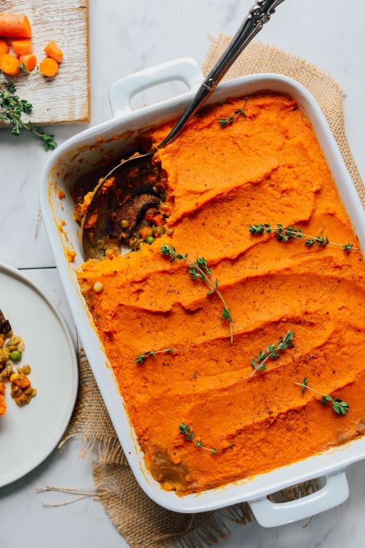 Sweet Potato and Lentil Shepherd’s Pie