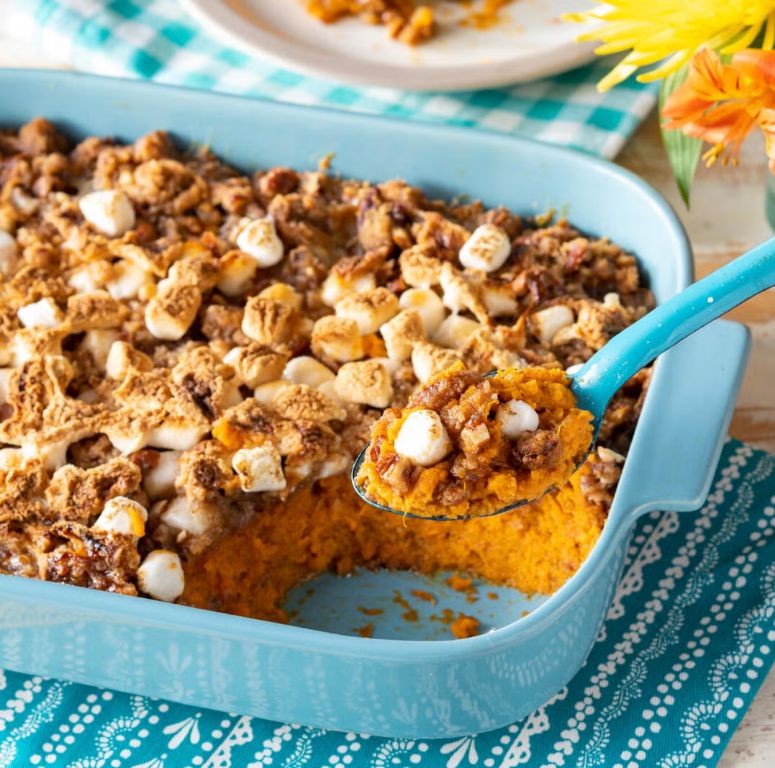 Sweet Potato and Marshmallow Easter Casserole