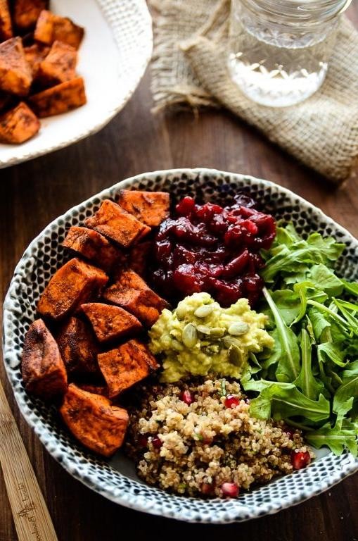 Sweet Potato and Quinoa Protein Power Salad