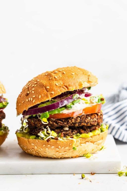 Sweet Potato and Quinoa Veggie Burger
