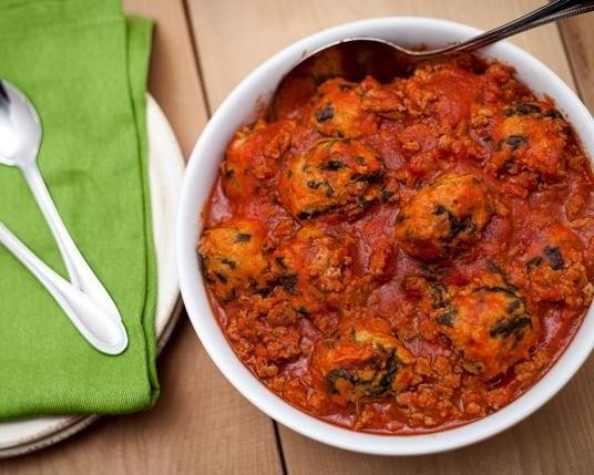 Sweet Potato and Spinach Dumplings