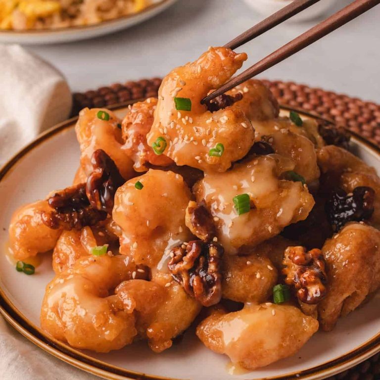 Sweet and Sour Honey Walnut Shrimp