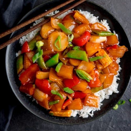 Sweet and Sour Rice A Roni with Vegetables