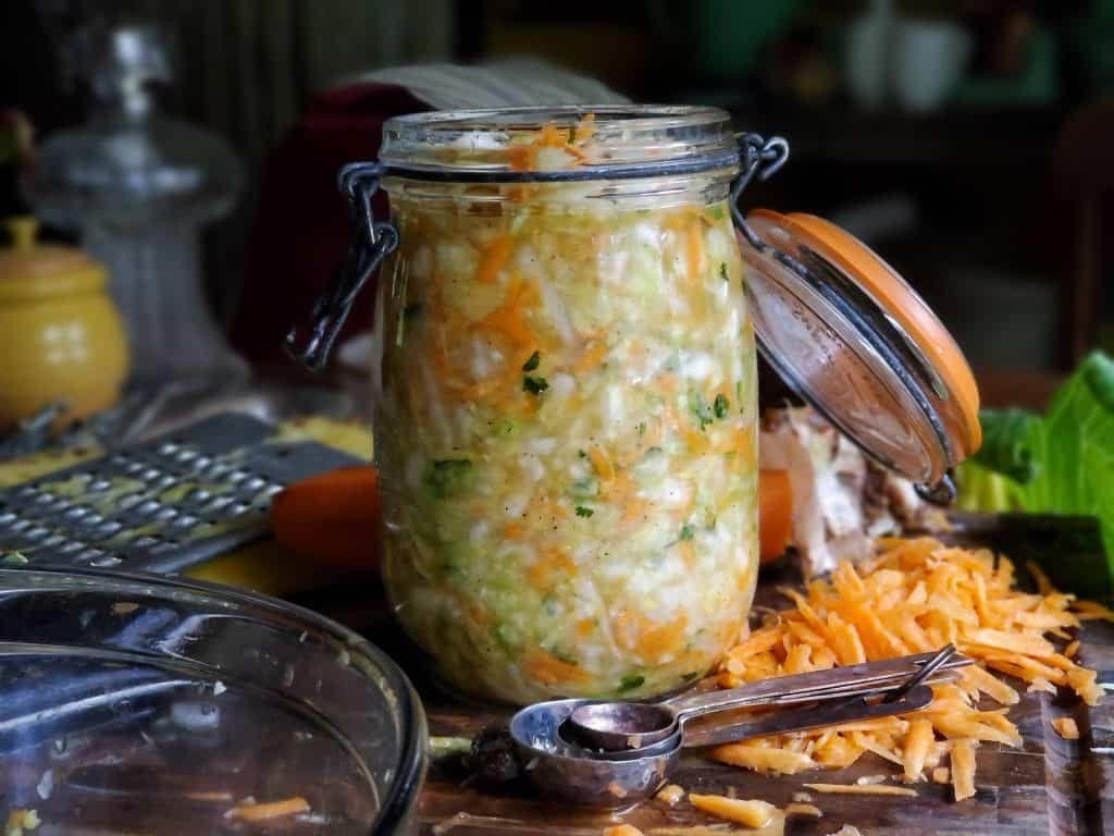 Sweet and Sour Sauerkraut with Pineapple