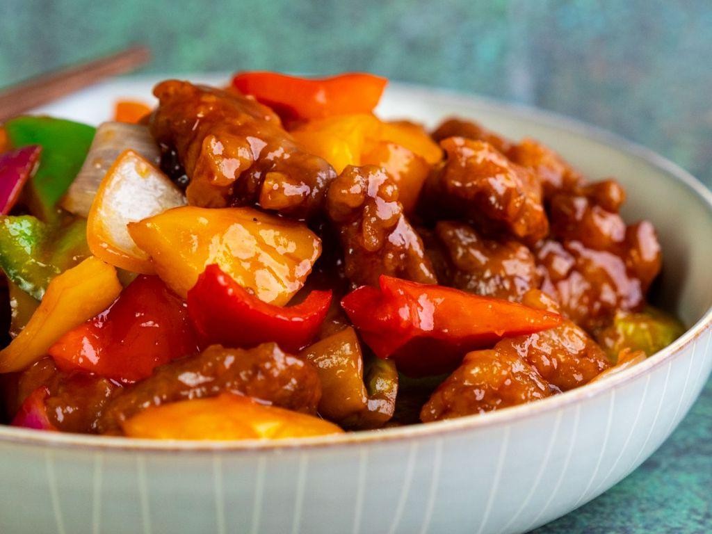 Sweet and Sour Thin Sliced Pork