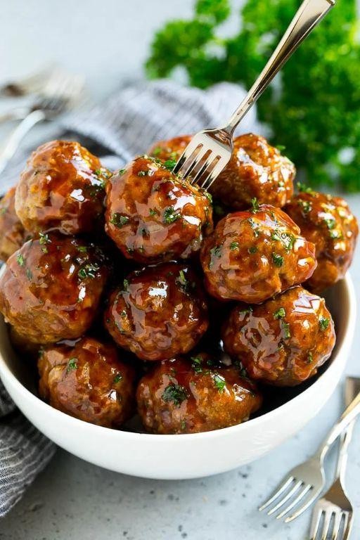 Sweet and Sour Twinadime Meatballs