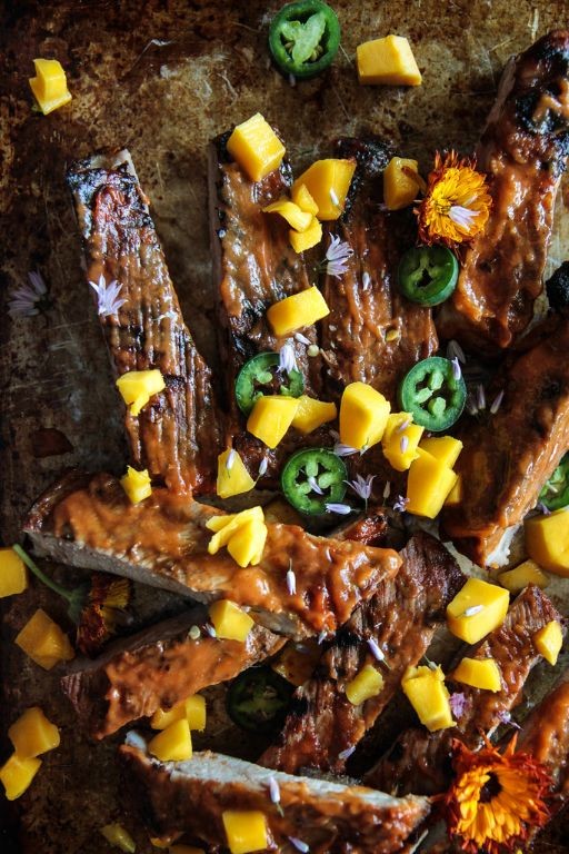 Sweet and Spicy Mango BBQ Ribs