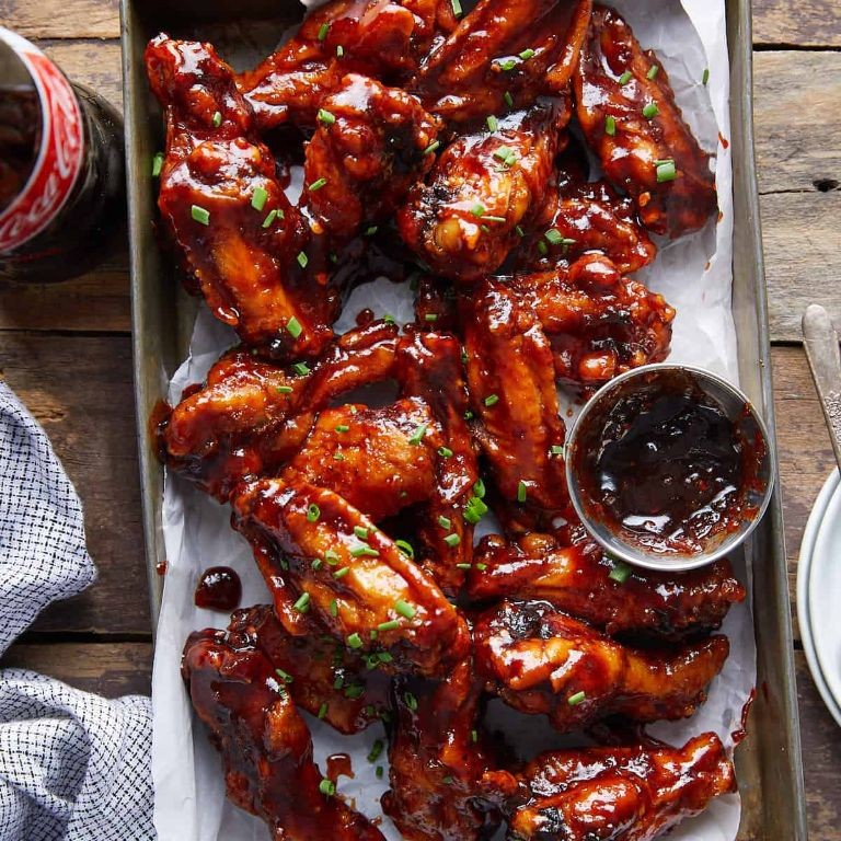 Sweet and Sticky BBQ Baked Wings