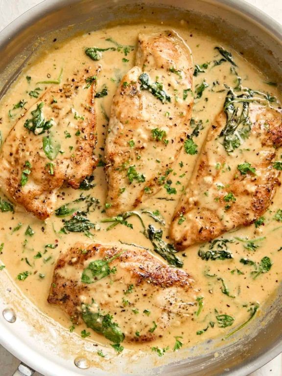 Swiss Chicken with Dijon Cream Sauce