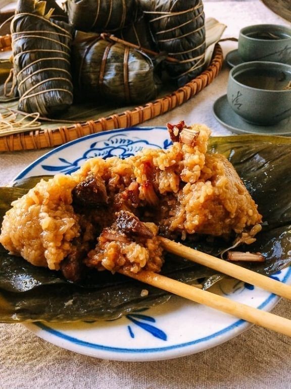 Taiwanese Pork Zongzi Sticky Rice Dumplings